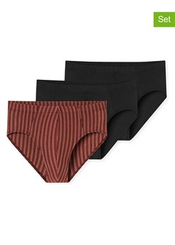 Schiesser Slipy (3 pary) w kolorze czerwono-czarnym ze sklepu Limango Polska w kategorii Majtki męskie - zdjęcie 188945189