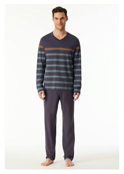 Schiesser Piżama w kolorze granatowym ze sklepu Limango Polska w kategorii Piżamy męskie - zdjęcie 188945586