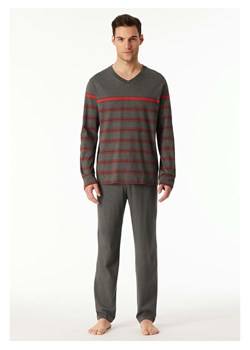 Schiesser Piżama w kolorze antracytowym ze sklepu Limango Polska w kategorii Piżamy męskie - zdjęcie 188945589