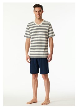 Schiesser Piżama w kolorze granatowo-kremowym ze sklepu Limango Polska w kategorii Piżamy męskie - zdjęcie 188945736