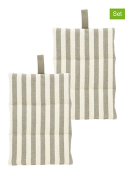 SÖDAHL Łapki kuchenne (2 szt.) "Harmony" w kolorze szaro-kremowym ze sklepu Limango Polska w kategorii Tekstylia kuchenne - zdjęcie 188946318