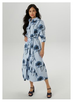 Aniston Sukienka w kolorze błękitno-granatowym ze sklepu Limango Polska w kategorii Sukienki - zdjęcie 188946586