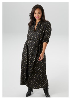 Aniston Sukienka w kolorze czarno-jasnobrązowym ze sklepu Limango Polska w kategorii Sukienki - zdjęcie 188946596