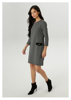 Aniston Sukienka w kolorze czarno-białym ze sklepu Limango Polska w kategorii Sukienki - zdjęcie 188946829