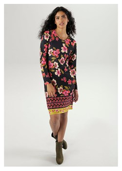 Aniston Sukienka w kolorze czarno-jasnoróżowym ze sklepu Limango Polska w kategorii Sukienki - zdjęcie 188946868