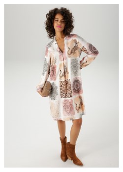 Aniston Sukienka w kolorze białym ze sklepu Limango Polska w kategorii Sukienki - zdjęcie 188946918