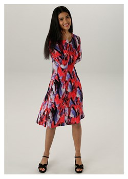 Aniston Sukienka w kolorze fioletowo-czerwonym ze sklepu Limango Polska w kategorii Sukienki - zdjęcie 188947026