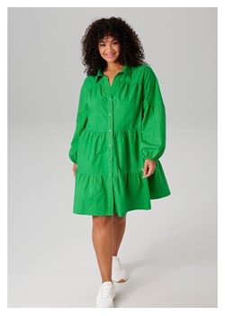 Aniston Sukienka w kolorze zielonym ze sklepu Limango Polska w kategorii Sukienki - zdjęcie 188947079
