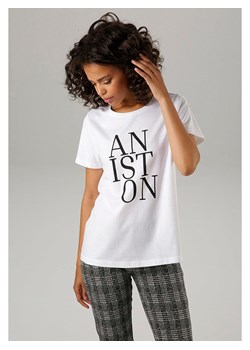 Aniston Koszulka w kolorze białym ze sklepu Limango Polska w kategorii Bluzki damskie - zdjęcie 188947089
