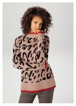 Aniston Sweter w kolorze jasnobrązowo-czarnym ze sklepu Limango Polska w kategorii Swetry damskie - zdjęcie 188947117