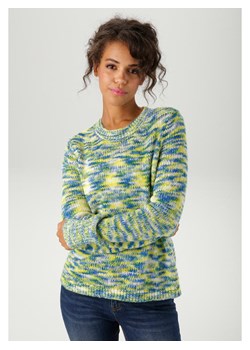 Aniston Sweter w kolorze niebiesko-żółtym ze sklepu Limango Polska w kategorii Swetry damskie - zdjęcie 188947355
