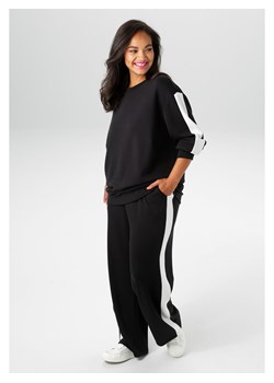 Aniston Bluza w kolorze czarnym ze sklepu Limango Polska w kategorii Bluzy damskie - zdjęcie 188947385