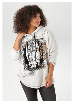 Aniston Bluza w kolorze białym ze sklepu Limango Polska w kategorii Bluzy damskie - zdjęcie 188947396