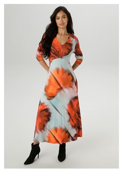 Aniston Sukienka w kolorze pomarańczowo-błękitnym ze sklepu Limango Polska w kategorii Sukienki - zdjęcie 188947848