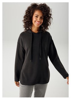 Aniston Bluza w kolorze czarnym ze sklepu Limango Polska w kategorii Bluzy damskie - zdjęcie 188947937