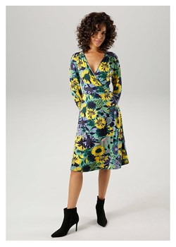 Aniston Sukienka w kolorze błękitno-żółtym ze sklepu Limango Polska w kategorii Sukienki - zdjęcie 188947958