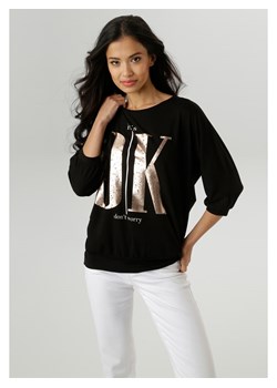 Aniston Koszulka w kolorze czarnym ze sklepu Limango Polska w kategorii Bluzki damskie - zdjęcie 188947976