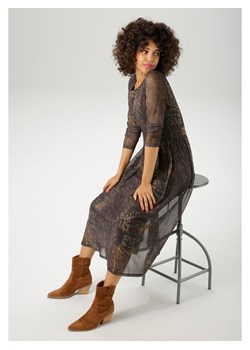 Aniston Sukienka w kolorze zielono-brązowym ze sklepu Limango Polska w kategorii Sukienki - zdjęcie 188947979