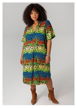 Aniston Sukienka w kolorze zielono-niebieskim ze sklepu Limango Polska w kategorii Sukienki - zdjęcie 188948068