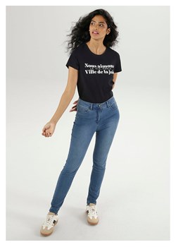 Aniston Dżinsy - Skinny fit - w kolorze niebieskim ze sklepu Limango Polska w kategorii Jeansy damskie - zdjęcie 188948075