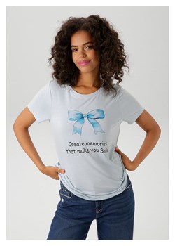 Aniston Koszulka w kolorze błękitnym ze sklepu Limango Polska w kategorii Bluzki damskie - zdjęcie 188948167