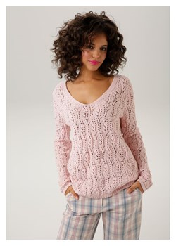 Aniston Sweter w kolorze jasnoróżowym ze sklepu Limango Polska w kategorii Swetry damskie - zdjęcie 188948217