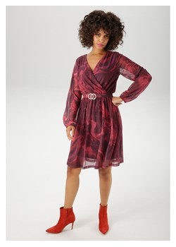 Aniston Sukienka w kolorze bordowym ze sklepu Limango Polska w kategorii Sukienki - zdjęcie 188948255
