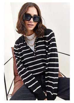 Happiness Istanbul Sweter w kolorze czarnym ze sklepu Limango Polska w kategorii Swetry damskie - zdjęcie 188950789