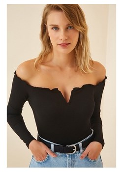 Happiness Istanbul Koszulka w kolorze czarnym ze sklepu Limango Polska w kategorii Bluzki damskie - zdjęcie 188950917
