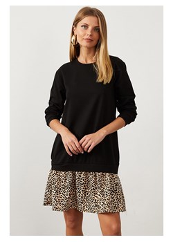 Cool and sexy Sukienka w kolorze czarno-beżowym ze sklepu Limango Polska w kategorii Sukienki - zdjęcie 188950959