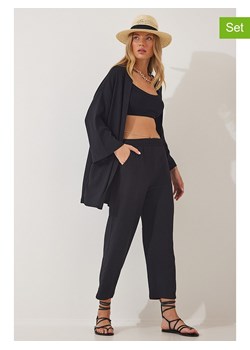 Happiness Istanbul 2-częściowy zestaw w kolorze czarnym ze sklepu Limango Polska w kategorii Swetry damskie - zdjęcie 188951036
