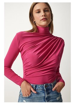 Happiness Istanbul Koszulka w kolorze różowym ze sklepu Limango Polska w kategorii Bluzki damskie - zdjęcie 188951147