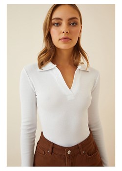 Happiness Istanbul Koszulka w kolorze białym ze sklepu Limango Polska w kategorii Bluzki damskie - zdjęcie 188951169