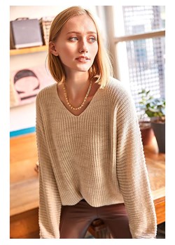 Olalook Sweter w kolorze beżowym ze sklepu Limango Polska w kategorii Swetry damskie - zdjęcie 188951326