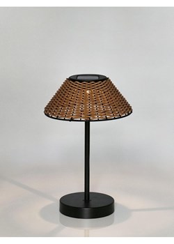 Bizzotto Solarna lampa stołowa "Kaylan" w kolorze brązowym - wys. 31 x Ø 20 cm ze sklepu Limango Polska w kategorii Oświetlenie - zdjęcie 188951697