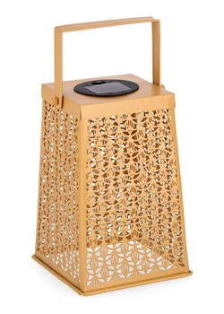 Bizzotto Lampa solarna "Samir" w kolorze jasnobrązowym - 14 x 20 x 14 cm ze sklepu Limango Polska w kategorii Oświetlenie - zdjęcie 188951716