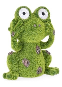 Bizzotto Lampa solarna "Frog" w kolorze zielonym - 18 x 21 x 10 cm ze sklepu Limango Polska w kategorii Oświetlenie - zdjęcie 188951726