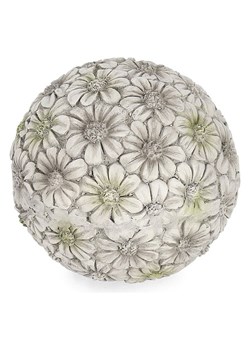 Bizzotto Figurka dekoracyjna "Flowers" w kolorze kremowo-szarym - Ø 20 cm ze sklepu Limango Polska w kategorii Dekoracje i akcesoria ogrodowe - zdjęcie 188951735