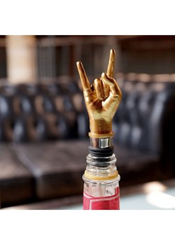 Luckies Original Zamknięcie "Rock On Bottle" w kolorze złotym do butelki - dł. 14 cm ze sklepu Limango Polska w kategorii Naczynia - zdjęcie 188952197