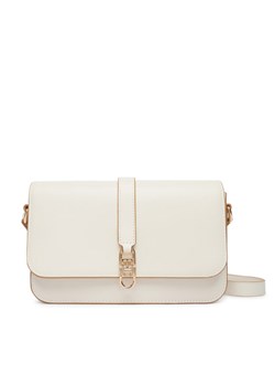 Torebka Tommy Hilfiger Th Libre Flap Crossover AW0AW17723 Beżowy ze sklepu eobuwie.pl w kategorii Listonoszki - zdjęcie 188952318