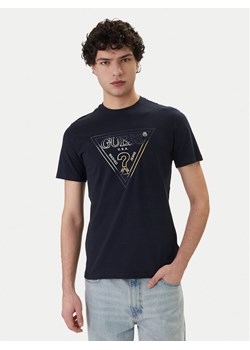 Guess T-Shirt M6GI11 K2992 Granatowy Slim Fit ze sklepu MODIVO w kategorii T-shirty męskie - zdjęcie 188952928
