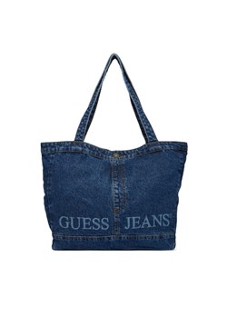 Guess Jeans Torebka M4BZ67 D5RH0 Niebieski ze sklepu MODIVO w kategorii Torby Shopper bag - zdjęcie 188952966