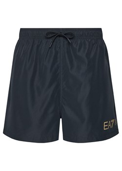 EA7 Emporio Armani Szorty kąpielowe 7M002000 AF13049 MC004 Czarny Regular Fit ze sklepu MODIVO w kategorii Kąpielówki - zdjęcie 188952968