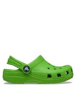 Crocs Klapki Classic Clog T 206990 Zielony ze sklepu MODIVO w kategorii Klapki dziecięce - zdjęcie 188953045