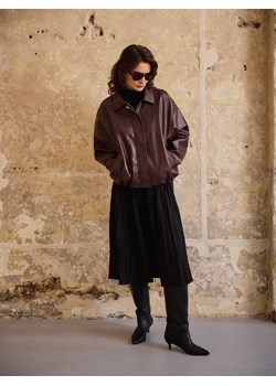 Mohito - Kurtka typu biker - mahoń ze sklepu Mohito w kategorii Kurtki damskie - zdjęcie 188954478