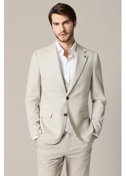 Marynarka Męska Beżowa w Kratę Bagolino ze sklepu Lancerto S.A. w kategorii Marynarki męskie - zdjęcie 188954487