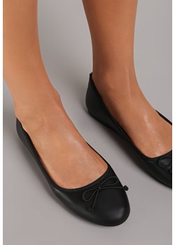 Czarne Balerinki Enenor ze sklepu born2be.pl w kategorii Balerinki - zdjęcie 188954499
