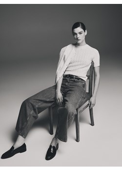 Reserved - Sweter z wełną i dodatkiem kaszmiru - złamana biel ze sklepu Reserved w kategorii Swetry damskie - zdjęcie 188954599