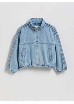 Reserved - Jeansowa kurtka ze stójką - niebieski ze sklepu Reserved w kategorii Kurtki dziewczęce - zdjęcie 188954667