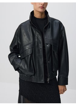 Reserved - Kurtka z imitacji skóry - czarny ze sklepu Reserved w kategorii Kurtki damskie - zdjęcie 188954766